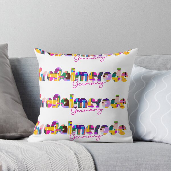 Item preview, Großalmerode, Germany, Vibrant Abstract City Typography Art designed and sold by Wanderful-roads.