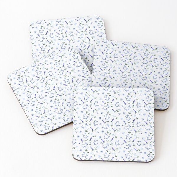 Item preview, Cute Bunny Garden Seamless Pattern designed and sold by swati30designs.