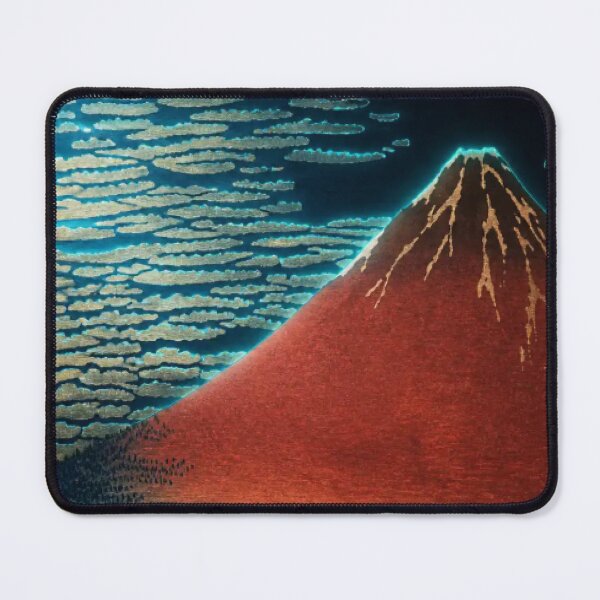 Item preview, Golden Red Fuji | Luxury Neon Ukiyo-e Re:Mix | Japanese | Mount Fuji Metal designed and sold by vekotpu.