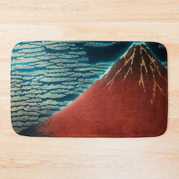 Item preview, Golden Red Fuji | Luxury Neon Ukiyo-e Re:Mix | Japanese | Mount Fuji Metal designed and sold by vekotpu.