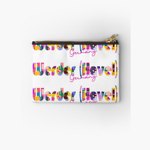 Item preview, Werder (Havel), Germany, Vibrant Abstract City Typography Art designed and sold by Wanderful-roads.