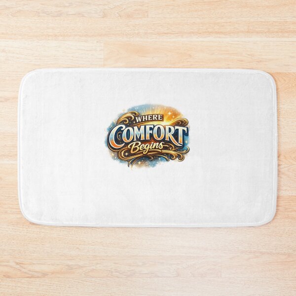 Item preview, Where Comfort Begins Elegant Glow Typography T‑Shirt designed and sold by EdgeSphere.