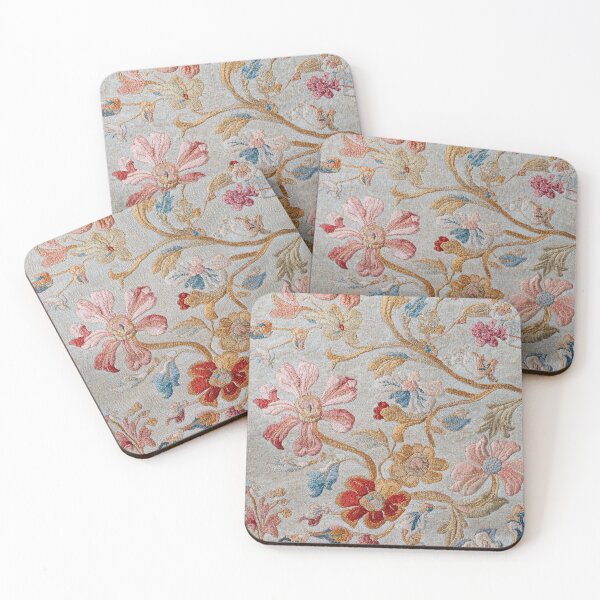 Item preview, Vintage Floral Embroidery Pattern | Antique Botanical Textile Art designed and sold by GrinGalore.
