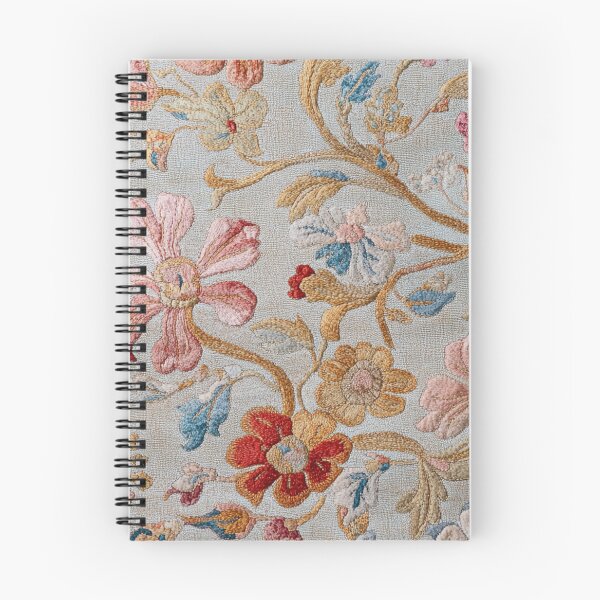 Item preview, Vintage Floral Embroidery Pattern | Antique Botanical Textile Art designed and sold by GrinGalore.