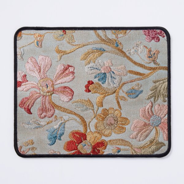 Item preview, Vintage Floral Embroidery Pattern | Antique Botanical Textile Art designed and sold by GrinGalore.