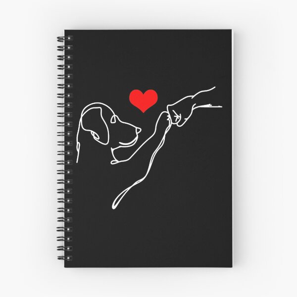 Item preview, Dog Paw Fist Bump Minimalist Heart Line Art designed and sold by GiaoCalonas.