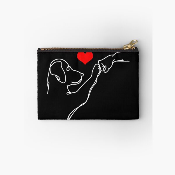 Item preview, Dog Paw Fist Bump Minimalist Heart Line Art designed and sold by GiaoCalonas.