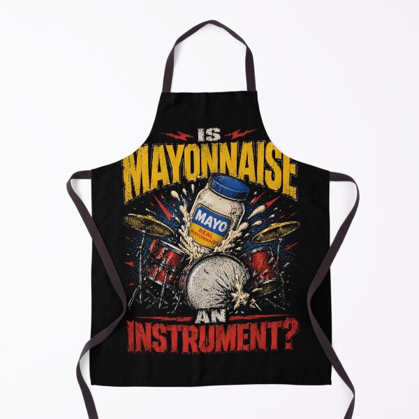 Item preview, Funny Is Mayonnaise An Instrument Drum designed and sold by Imaginationbeyond.