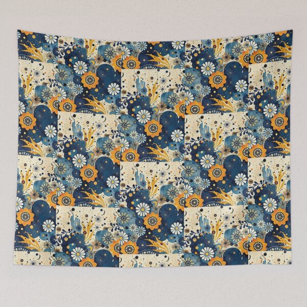 Item preview, Patrones abstractos en collage de decoupage vintage designed and sold by Lucia Amaris Art.