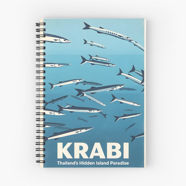 Item preview, Krabi Coral Reef Symphony – Vintage Marine Poster designed and sold by Spirit of Siam.