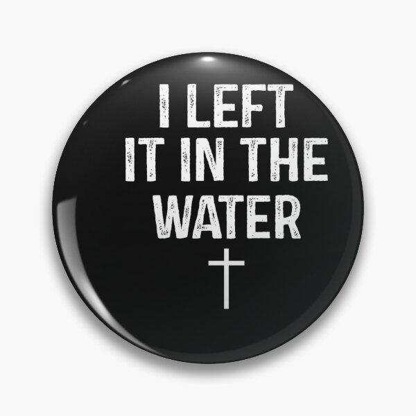 Item preview, I Left It in Water Christian Cross designed and sold by FrankIsabel.