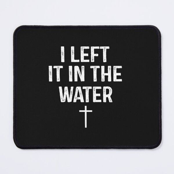 Item preview, I Left It in Water Christian Cross designed and sold by FrankIsabel.