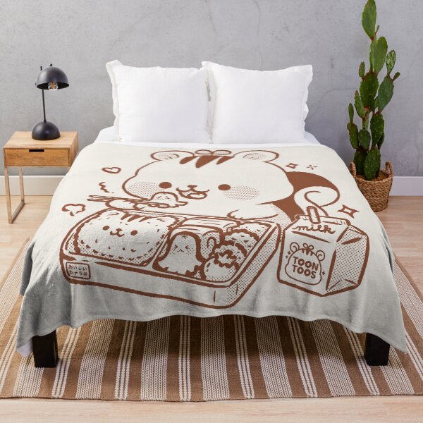 Item preview, Cute Squirrel Eating Kyaraben Kawaii Character Bento Illustration designed and sold by ToonToos.