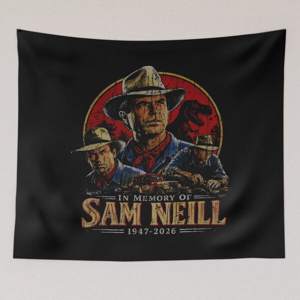 Item preview, In Memory Of Sam-Neill 1947 - 2026 designed and sold by MuratSaro.