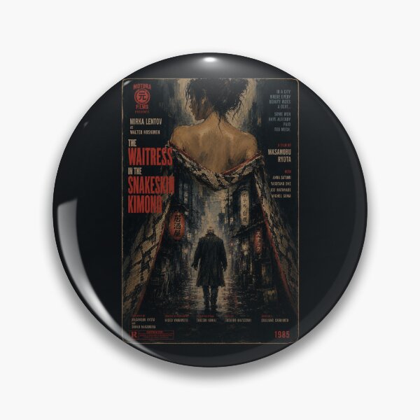 Item preview, Walter Koskinen and the Snake Skin Kimono Waitress – Fictional Neo-Noir Poster designed and sold by Histoire s du Cinéma B.