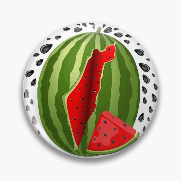 Item preview, Watermelon Palestine Map Slice and seeds designed and sold by BluedarkArt.