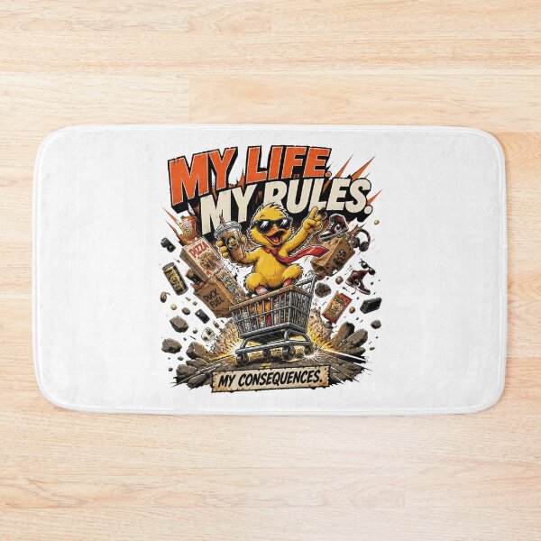 Item preview, My Life My Rules My Consequences – Funny Duck Comic designed and sold by Cavalier-org.