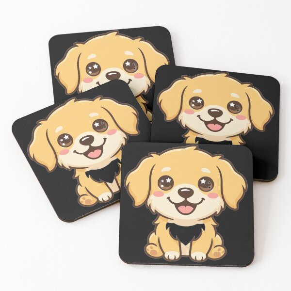 Item preview, Cute Golden Retriever Puppy Cartoon designed and sold by Aries Creation Store.