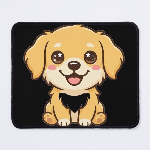 Item preview, Cute Golden Retriever Puppy Cartoon designed and sold by Aries Creation Store.