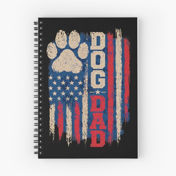 Item preview, Vintage Patriotic Dog Dad American Flag Paw designed and sold by GiaoCalonas.