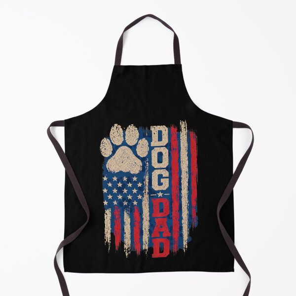 Item preview, Vintage Patriotic Dog Dad American Flag Paw designed and sold by GiaoCalonas.