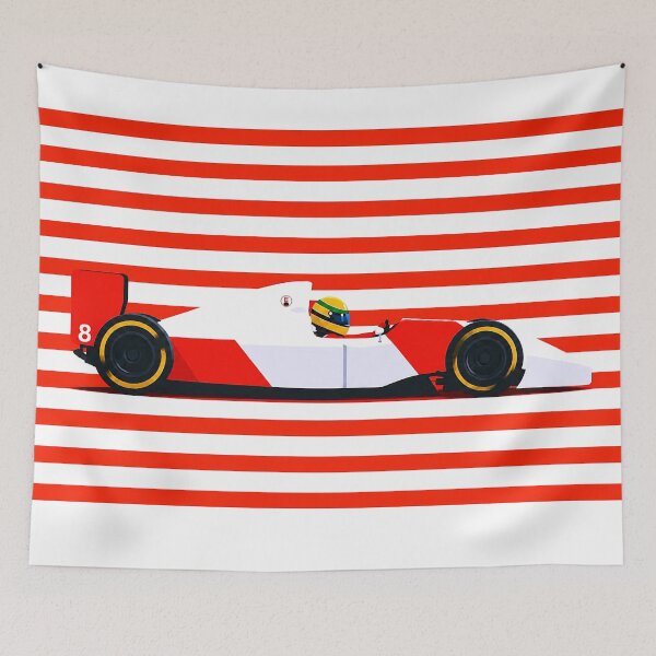 Item preview, Ayrton Senna 1993 MP4/8 F1 Car designed and sold by PitWallArt.