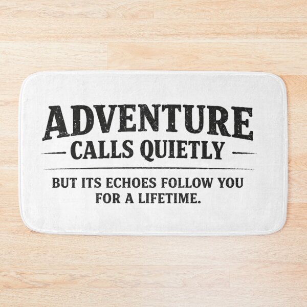 Item preview, Adventure Calls Quietly Vintage Quote Design designed and sold by GabeMountainArt.