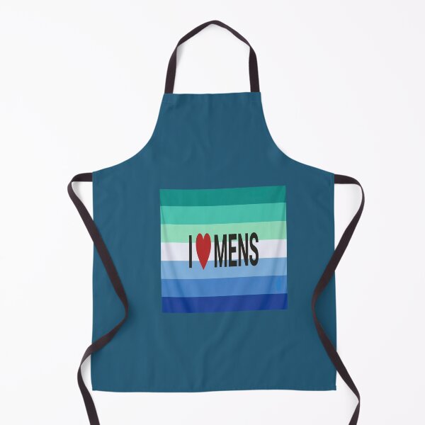 Item preview, I Love Men's Pride Flag Design designed and sold by Purpleclomb.