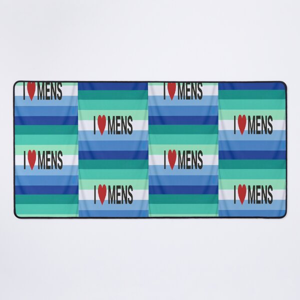 Item preview, I Love Men's Pride Flag Design designed and sold by Purpleclomb.