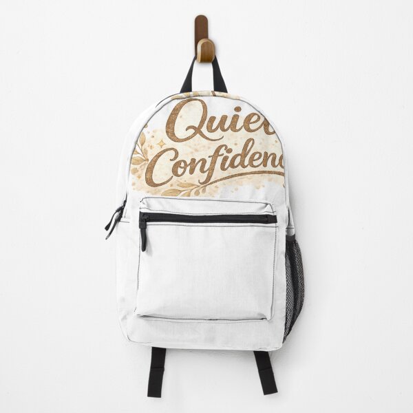 Item preview, Quiet Confidence | Minimal Typography Aesthetic Sticker designed and sold by Genzfirevibes.