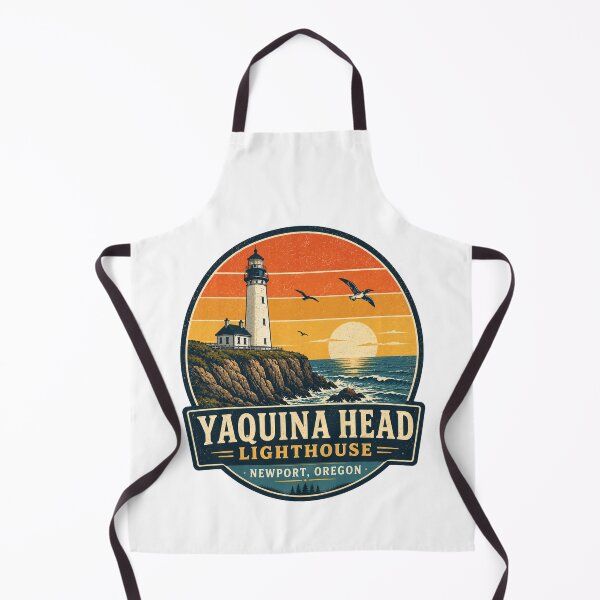 Item preview, Yaquina Head Lighthouse Newport Oregon Retro Coastal Travel Shirt | Vintage Pacific Coast Lighthouse Design designed and sold by Globalcitytees.
