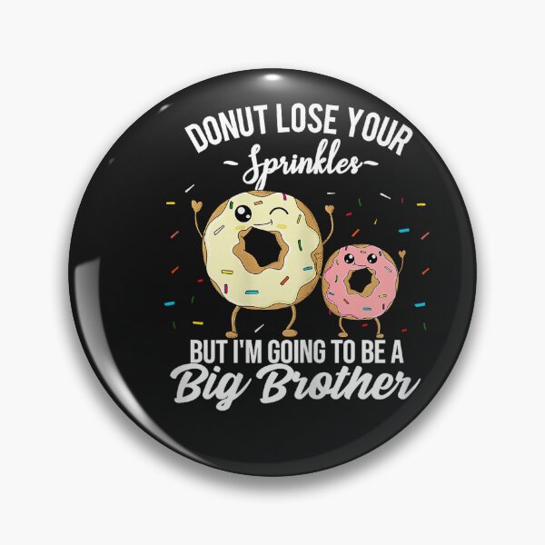 Item preview, I'm Going to Be a Big Brother Baby Announcement Donut designed and sold by FrankIsabel.