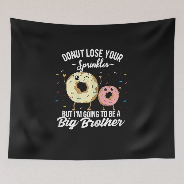 Item preview, I'm Going to Be a Big Brother Baby Announcement Donut designed and sold by FrankIsabel.