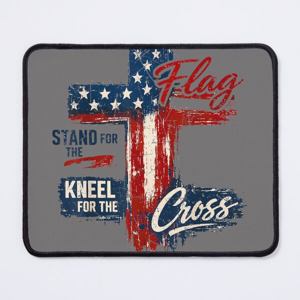 Item preview, Christian Faith USA Flag Religious Quote 4th of July designed and sold by KristineLi.