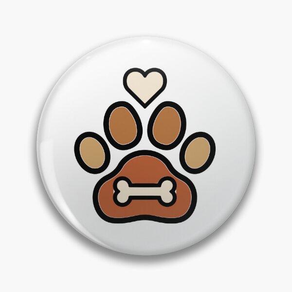 Item preview, Pet Love Paw Print with Bone and Heart designed and sold by GiaoCalonas.