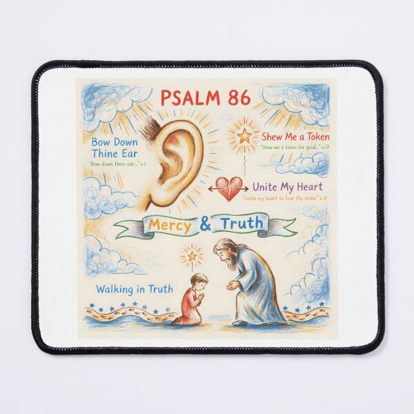 Item preview, Psalm 86 Mercy and Truth Bible designed and sold by banhstudio.