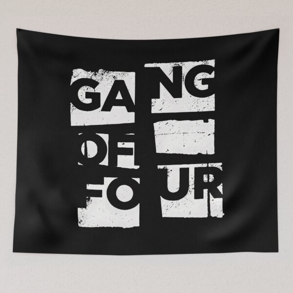 Item preview, Gang of Four Logo Band Distressed  designed and sold by AnalogAnxiety.
