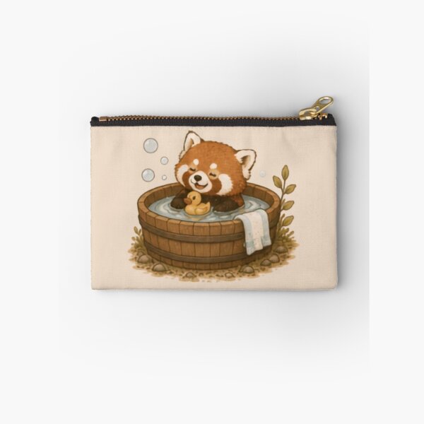 Item preview, Bath Time Red Panda designed and sold by MellowMunchkins.