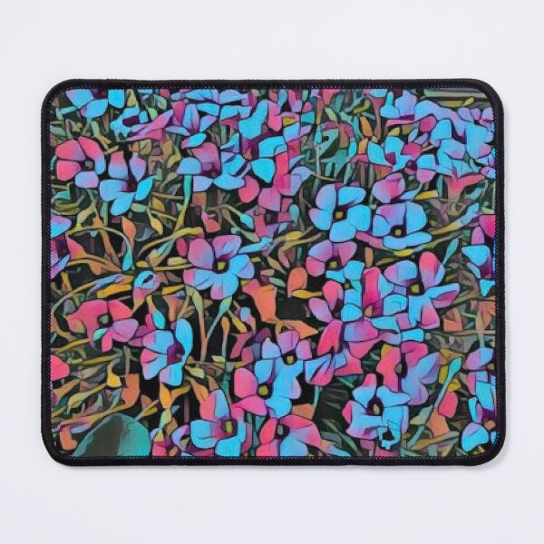 Item preview, Abstract Impressionist Oxalis Purple Shamrock Digital Art designed and sold by BalkanBloom.
