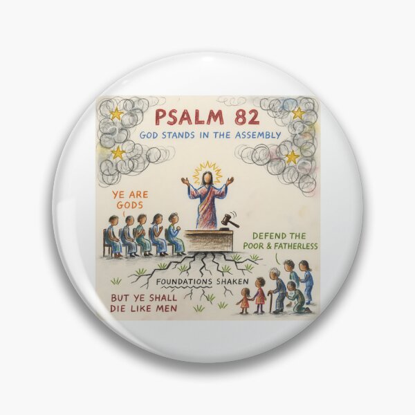 Item preview, Psalm 82 God in the Assembly Bible designed and sold by banhstudio.