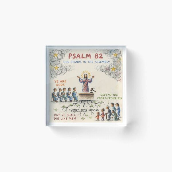 Item preview, Psalm 82 God in the Assembly Bible designed and sold by banhstudio.