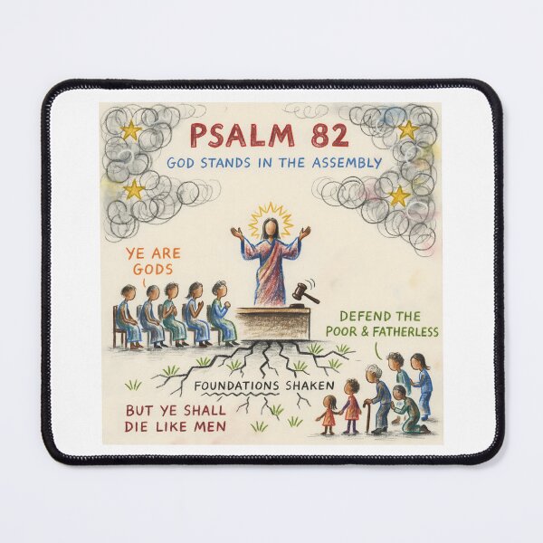 Item preview, Psalm 82 God in the Assembly Bible designed and sold by banhstudio.