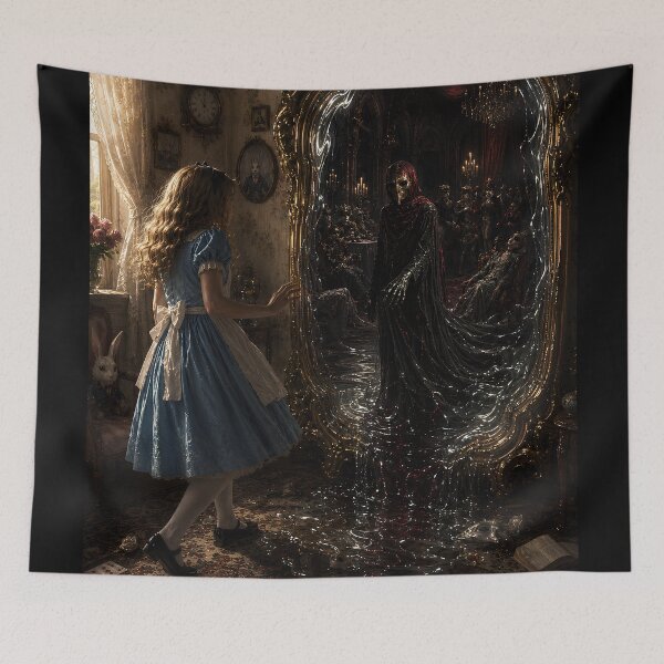 Item preview, Alice Through the Looking Glass Meets The Masque of the Red Death | Gothic Literary Crossover designed and sold by Extravanganzza.