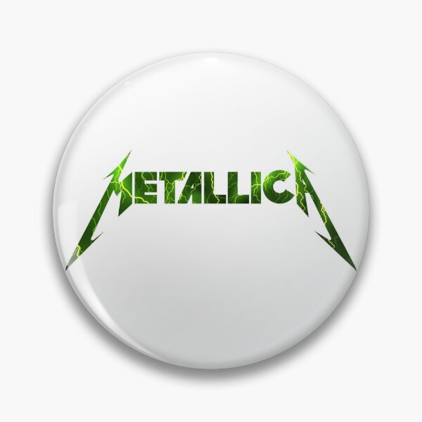 Item preview, Metallica Logo thunder and lightning Green designed and sold by Roysdisturbia.