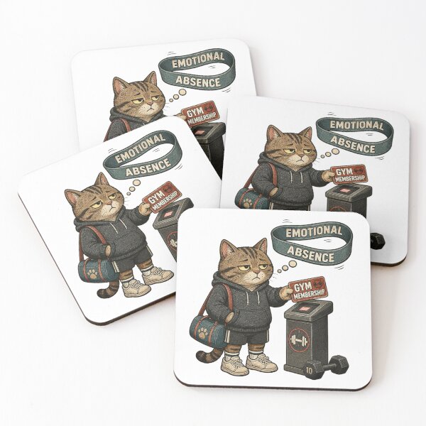 Item preview, Sarcastic Tabby Cat Gym Membership Workout Gift designed and sold by Gentlestate.