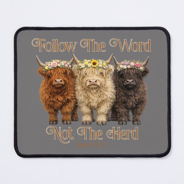 Item preview, Christian Follow The Word Not The Herd Isaiah 8 11-13 designed and sold by KristineLi.