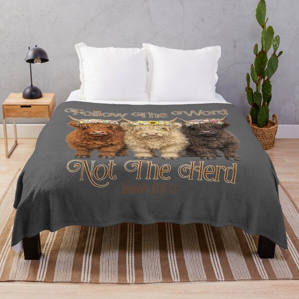 Item preview, Christian Follow The Word Not The Herd Isaiah 8 11-13 designed and sold by KristineLi.