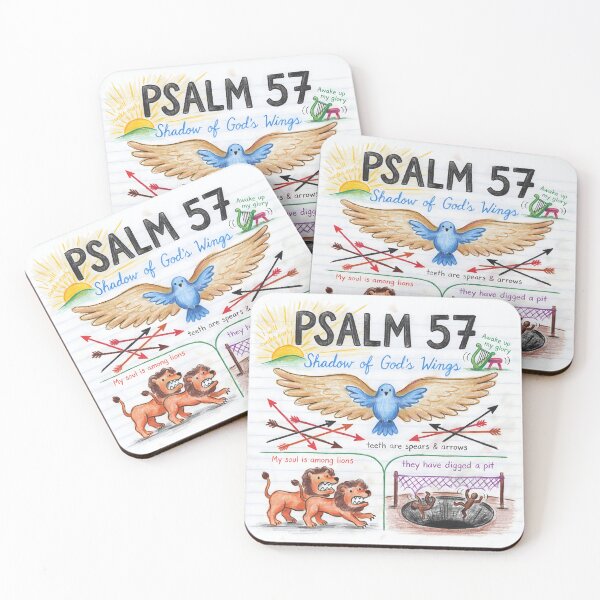 Item preview, Psalm 57 Shadow of Gods Wings Bible designed and sold by banhstudio.