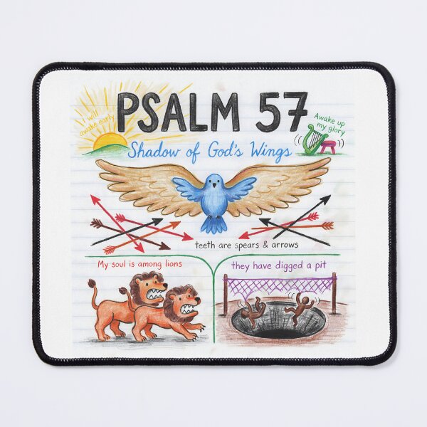 Item preview, Psalm 57 Shadow of Gods Wings Bible designed and sold by banhstudio.