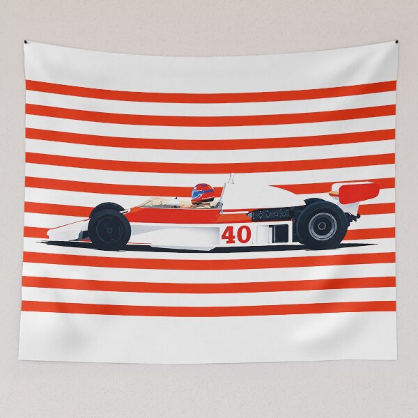 Item preview, Gilles Villeneuve 1977 M23 F1 Car designed and sold by PitWallArt.